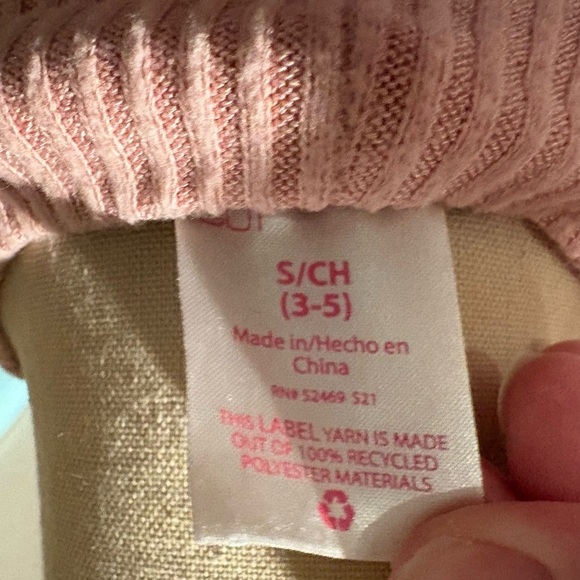 No Boundaries Pink Cowl Neck Sweater with Ribbed Texture - Picture 5 of 5